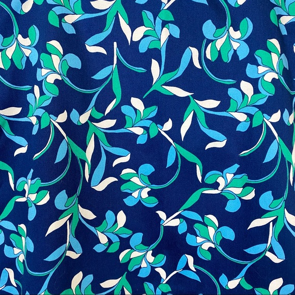 Draper James Floral A line Skirt Graceland Blue - Picture 6 of 11